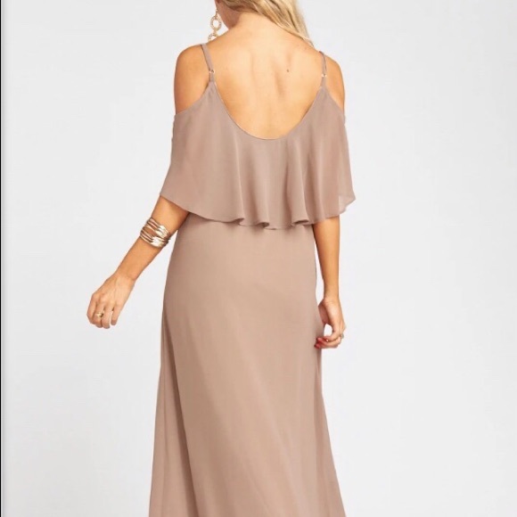 “Caitlin Ruffle Maxi Dress” - Bridesmaid Dress - Picture 3 of 5